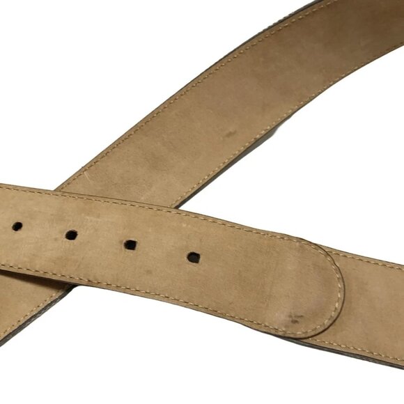 GUCCI - Beige Jacquard Belt 215-031125 - Picture 4 of 5